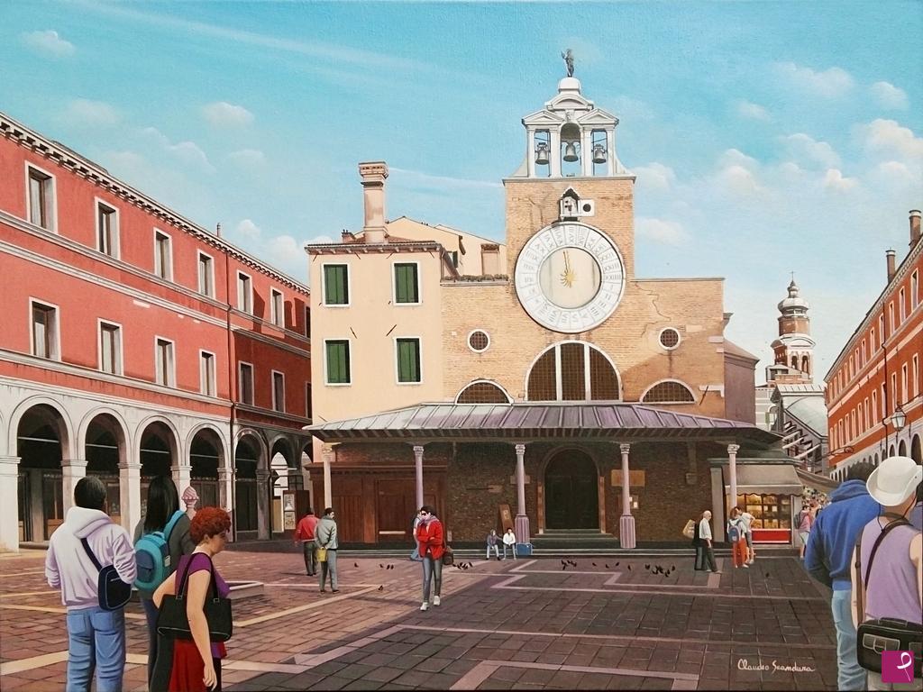 quadri in vendita online - Campo San Giacomo di Rialto