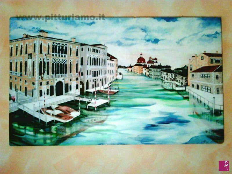quadri in vendita online - canal grande dal ponte dell'accademia