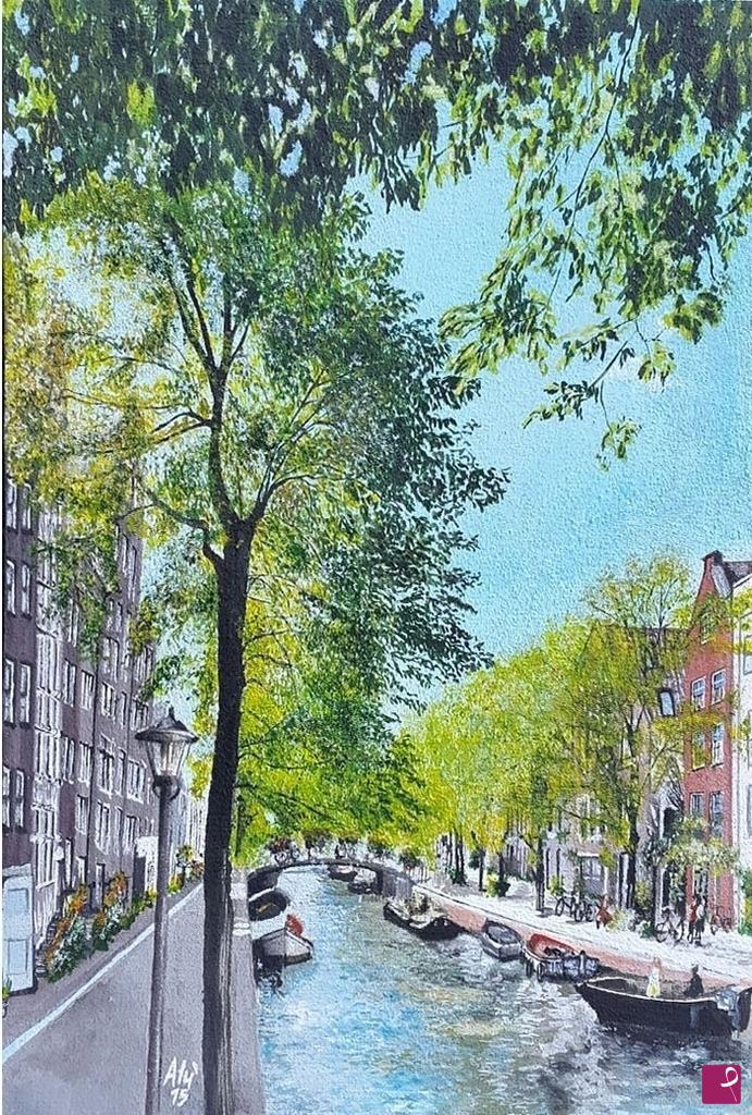 quadri in vendita online - Canale di Amsterdam