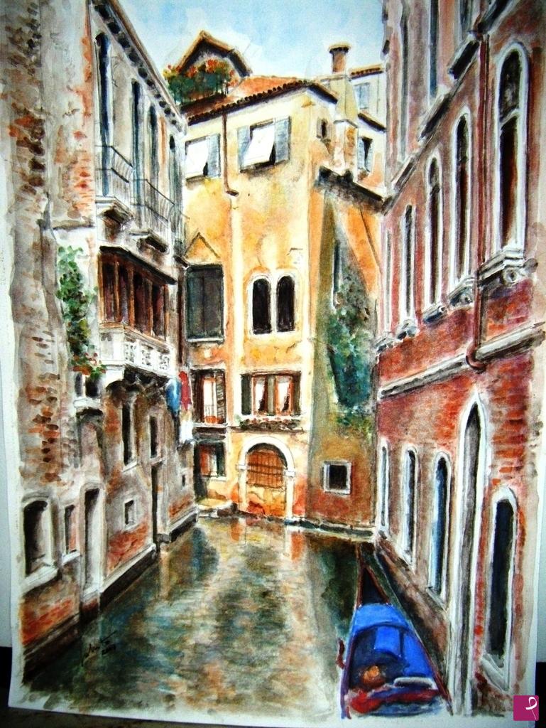 quadri in vendita online - Canale veneziano