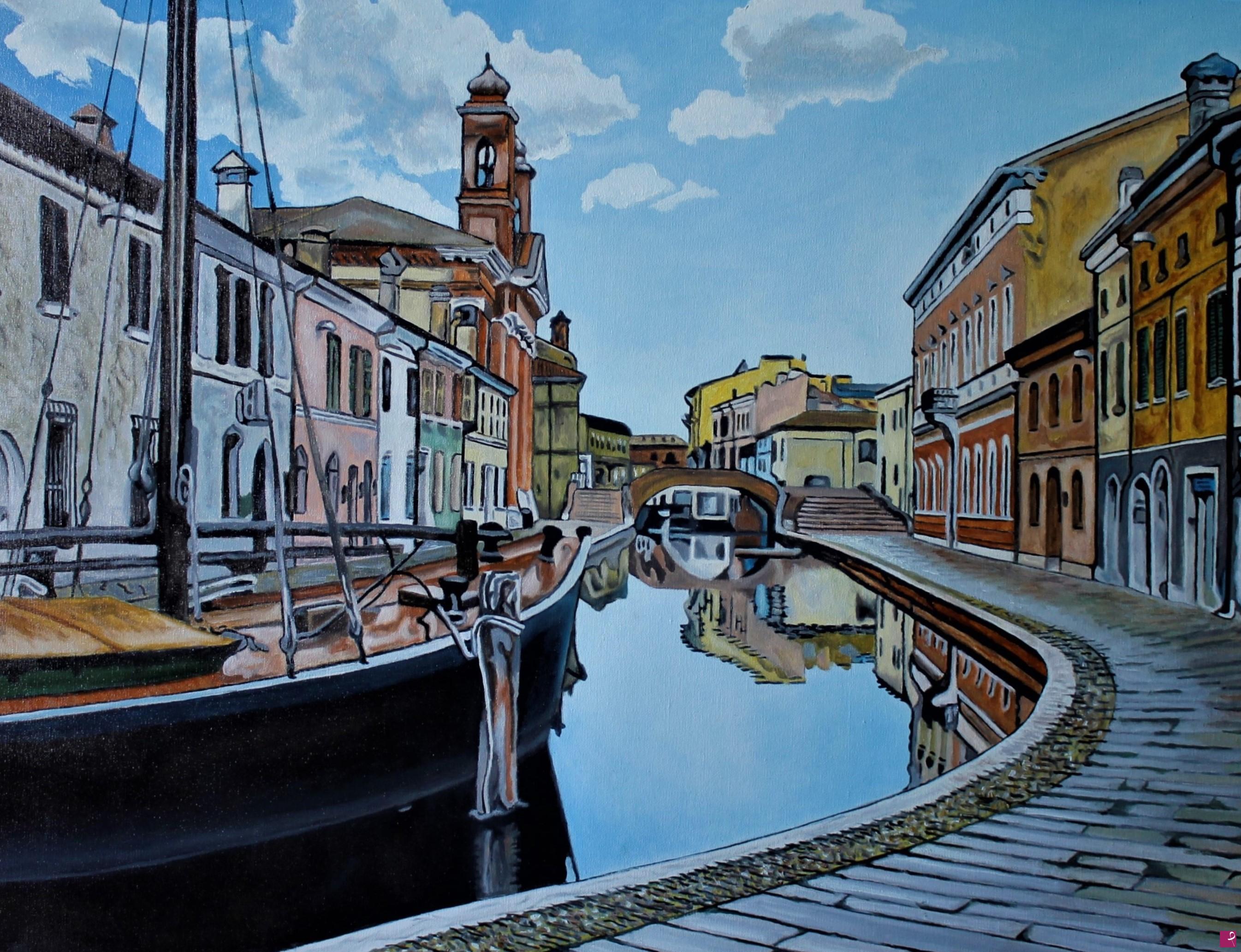 quadri in vendita online - Canali di Comacchio