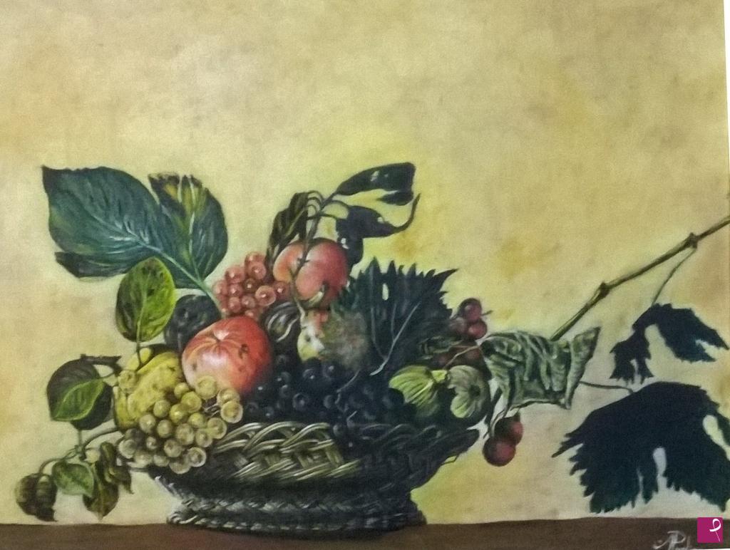quadri in vendita online - Canestra di frutta