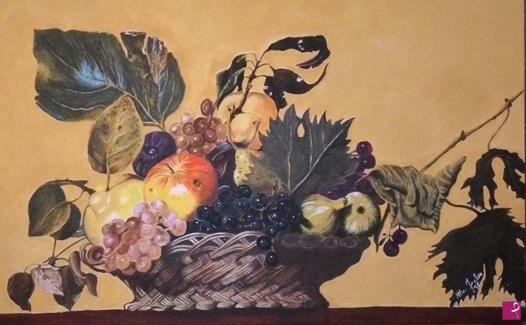 quadri in vendita online - Canestra di frutta