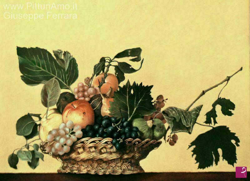 quadri in vendita online - Canestra di Frutta