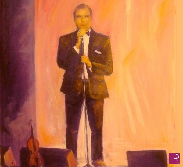 quadri in vendita online - cantante