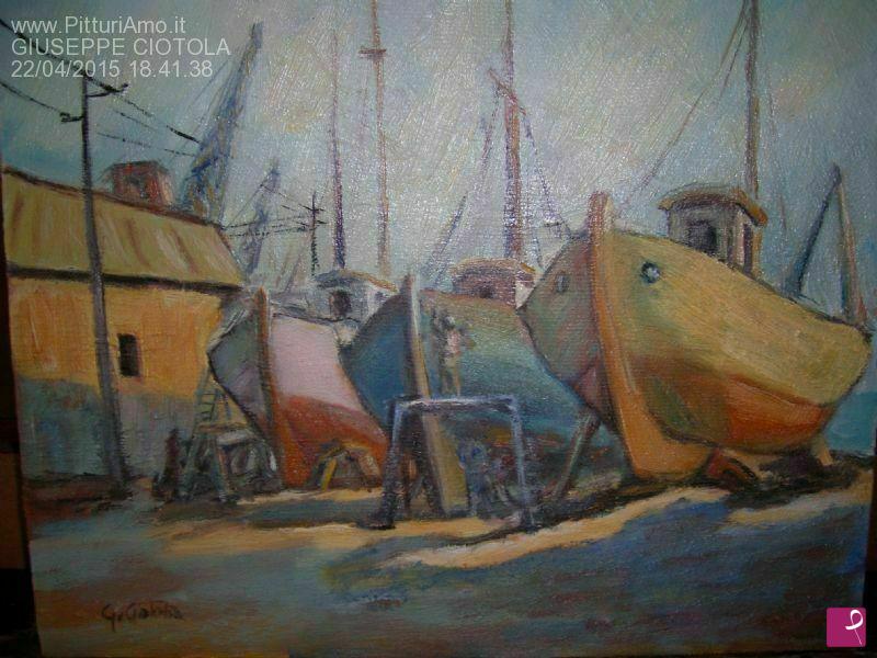 quadri in vendita online - Cantiere navale