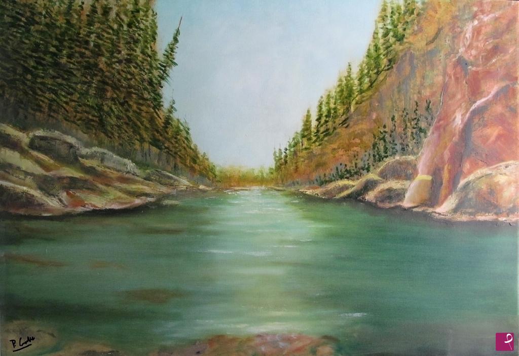 quadri in vendita online - Canyon river
