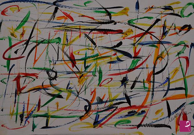 quadri in vendita online - Caos di colori