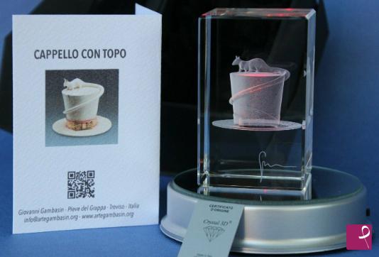 quadri in vendita online - Capello con Topo