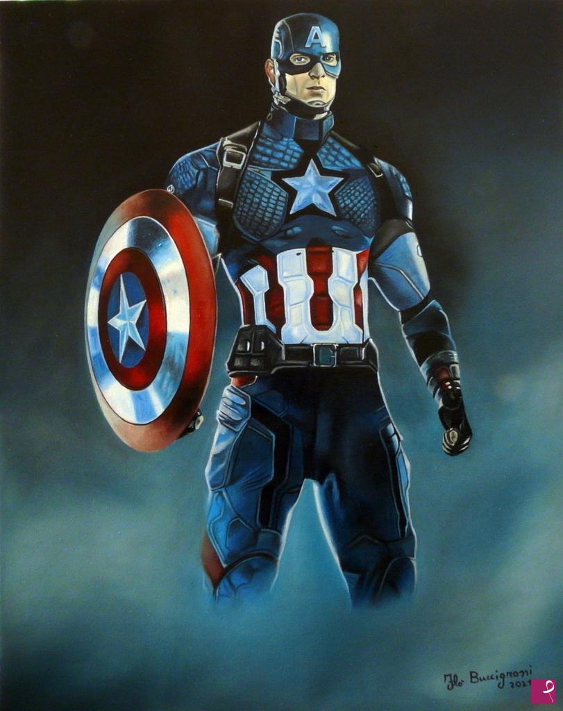 quadri in vendita online - Capitan America