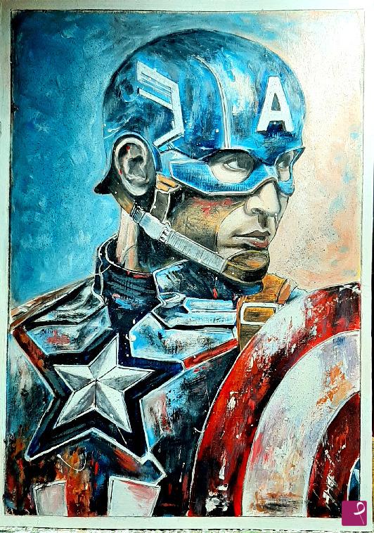 quadri in vendita online - Capitan America