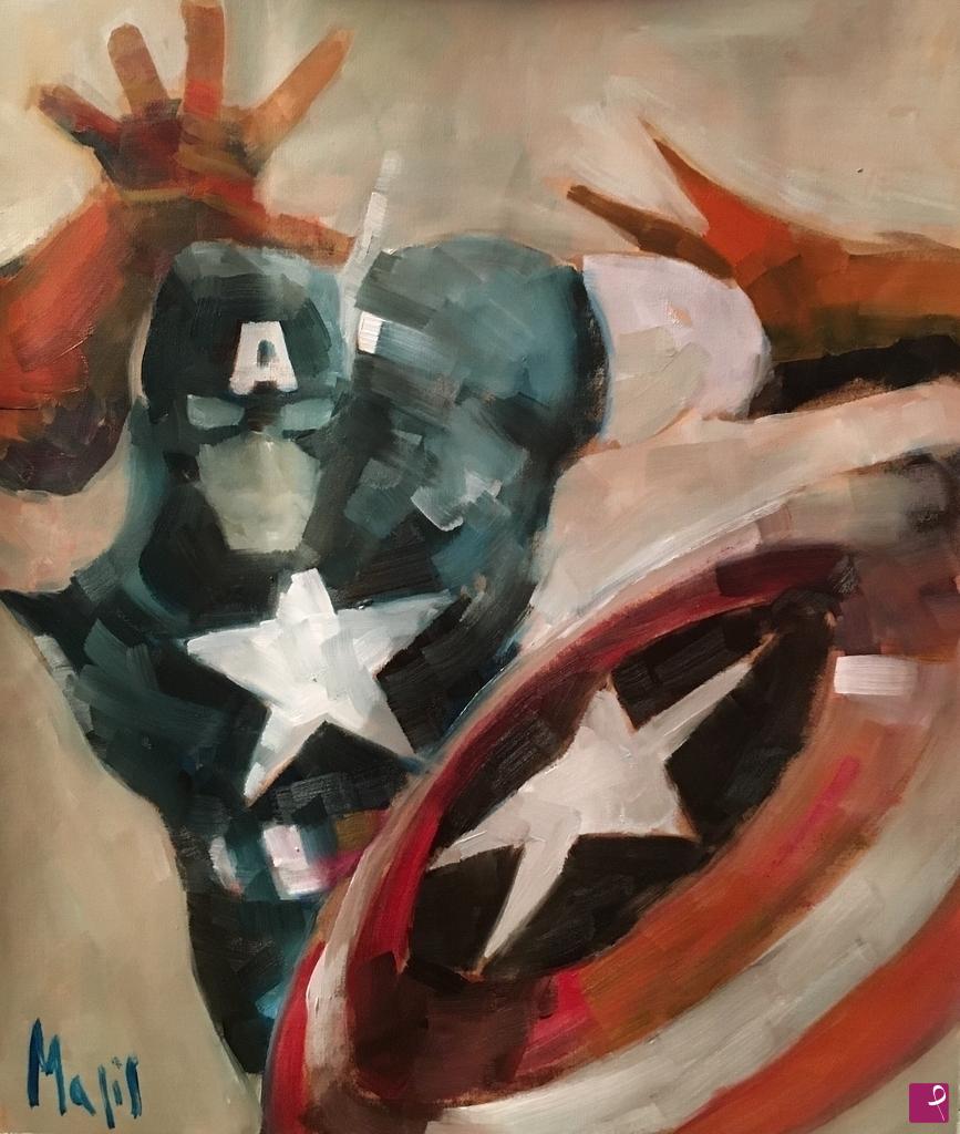quadri in vendita online - Capitan America