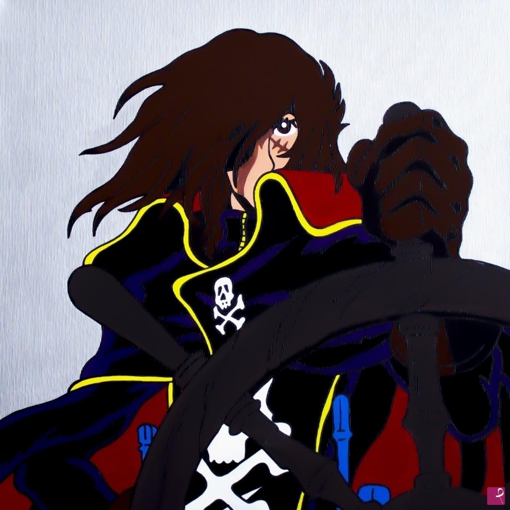 quadri in vendita online - Capitan Harlock
