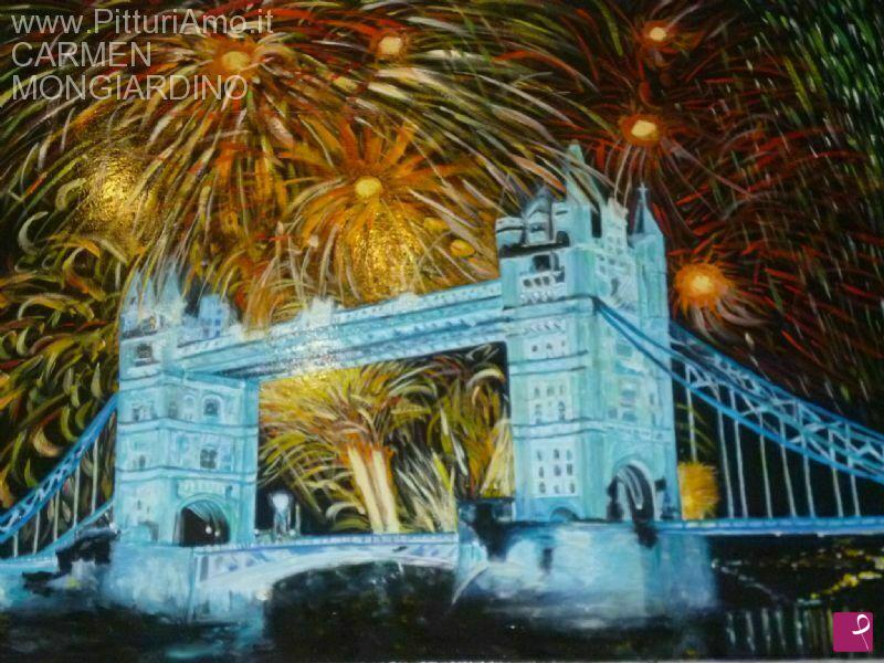 quadri in vendita online - CAPODANNO A LONDRA