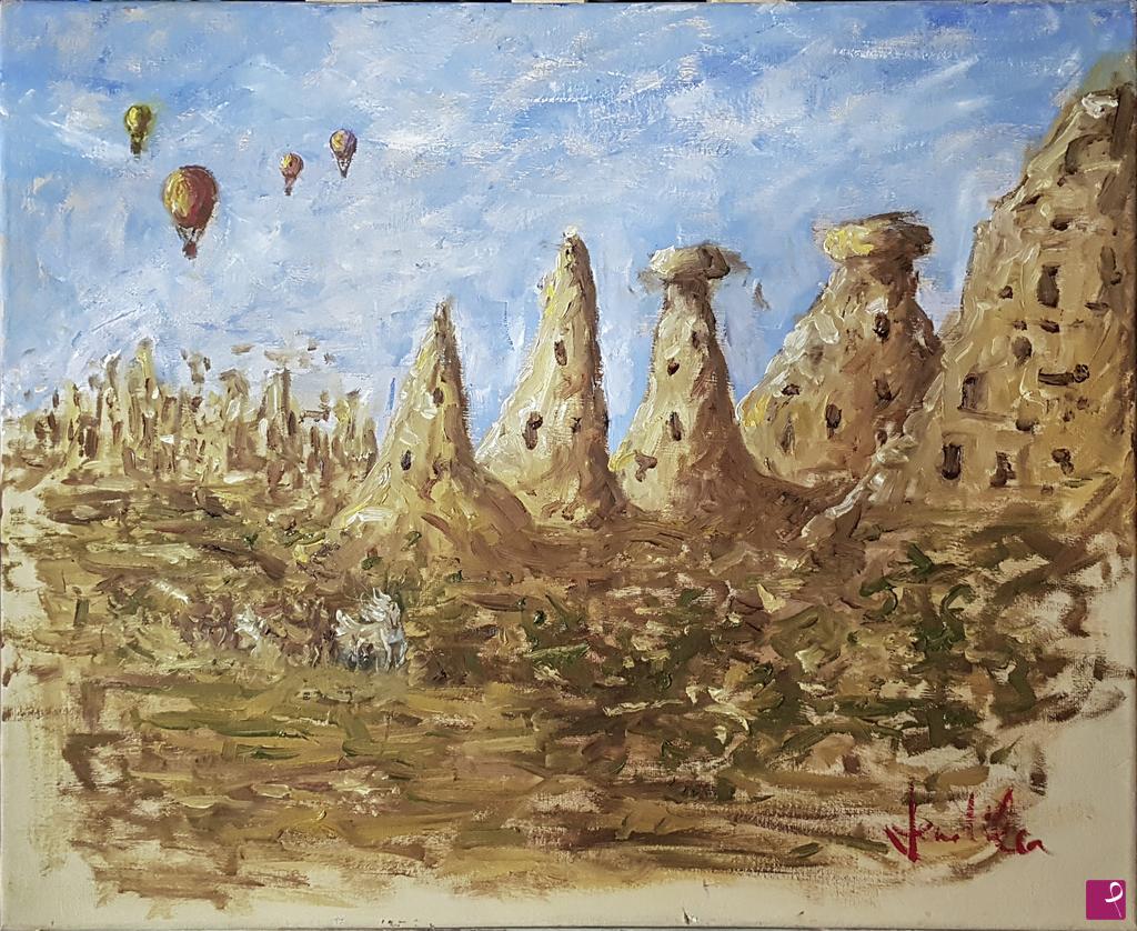 quadri in vendita online - cappadocia, i camini delle fate