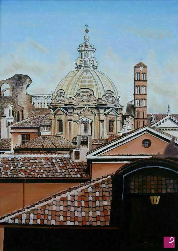 quadri in vendita online - Capriccio di Roma