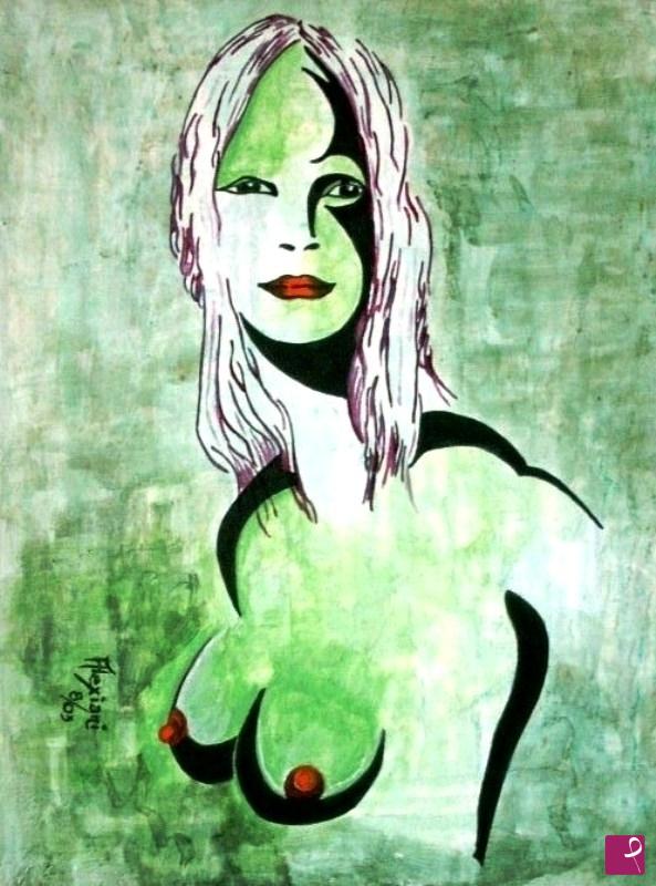 quadri in vendita online - Capriccio in verde