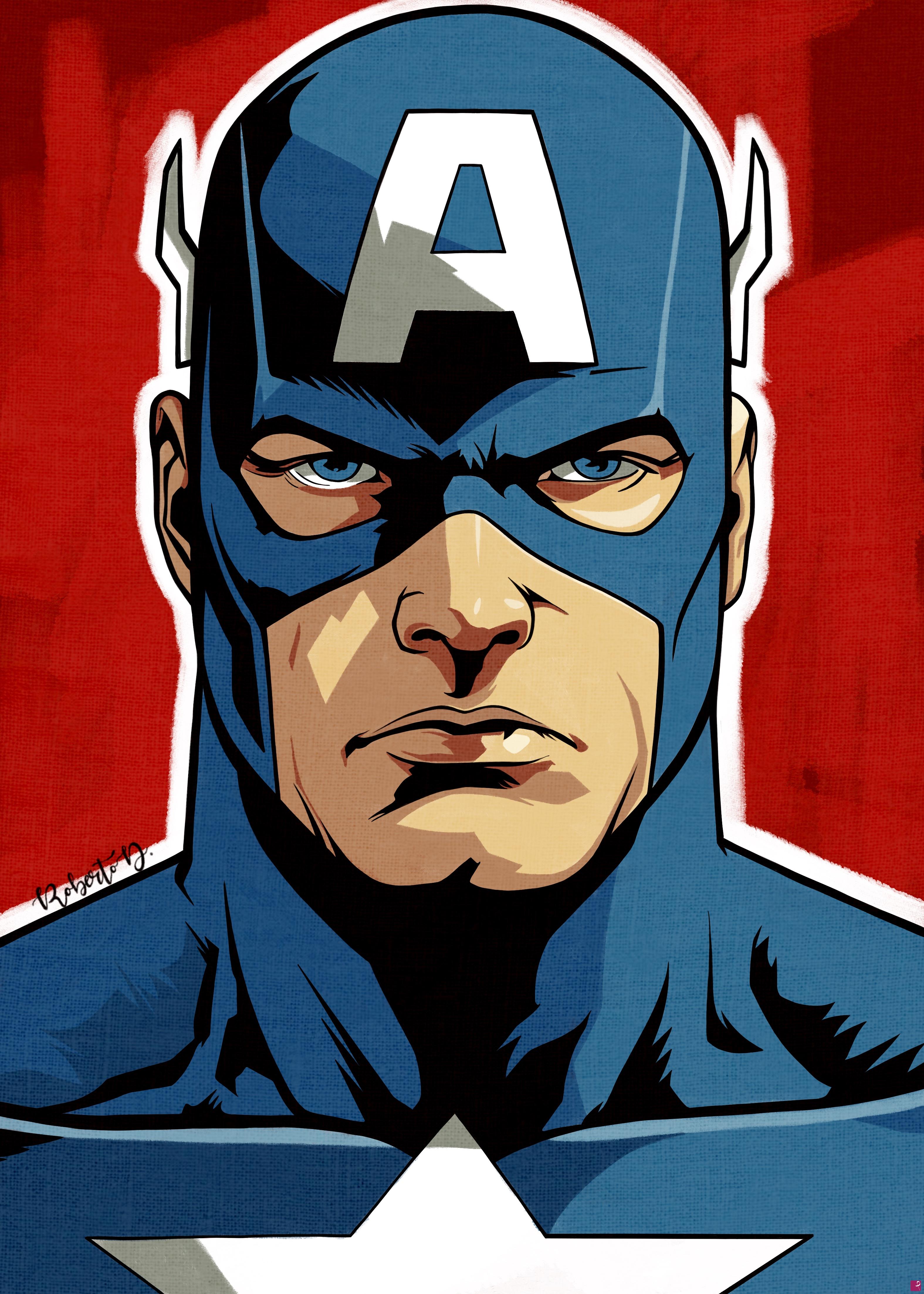 quadri in vendita online - Captain America 