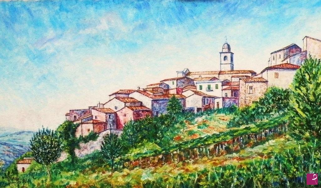 quadri in vendita online - CARAMANICO TERME - PE - PAESE D'ABRUZZO 