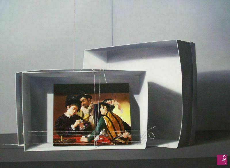 quadri in vendita online - CARAVAGGIO IN TRAPPOLA