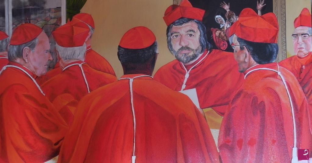 quadri in vendita online - cardinali dopo il conclave