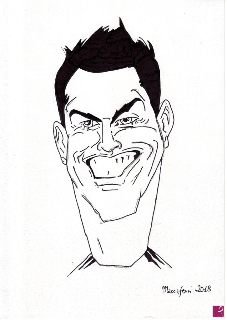 quadri in vendita online - Caricatura Cr7