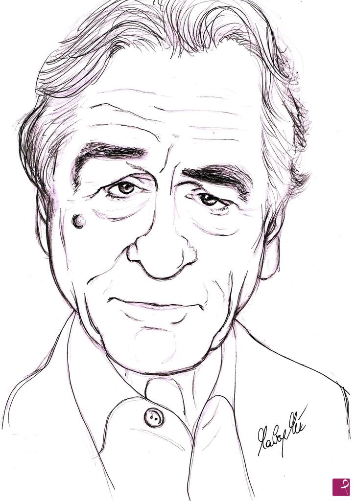 quadri in vendita online - Caricatura di Robert de Niro