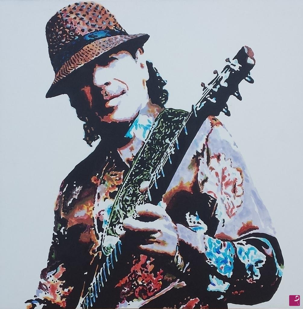 quadri in vendita online - CARLOS SANTANA - STYLE POP ART