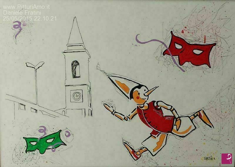 quadri in vendita online - Carnevale a S.Eraclio