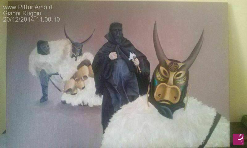 quadri in vendita online - carnevale di ottana