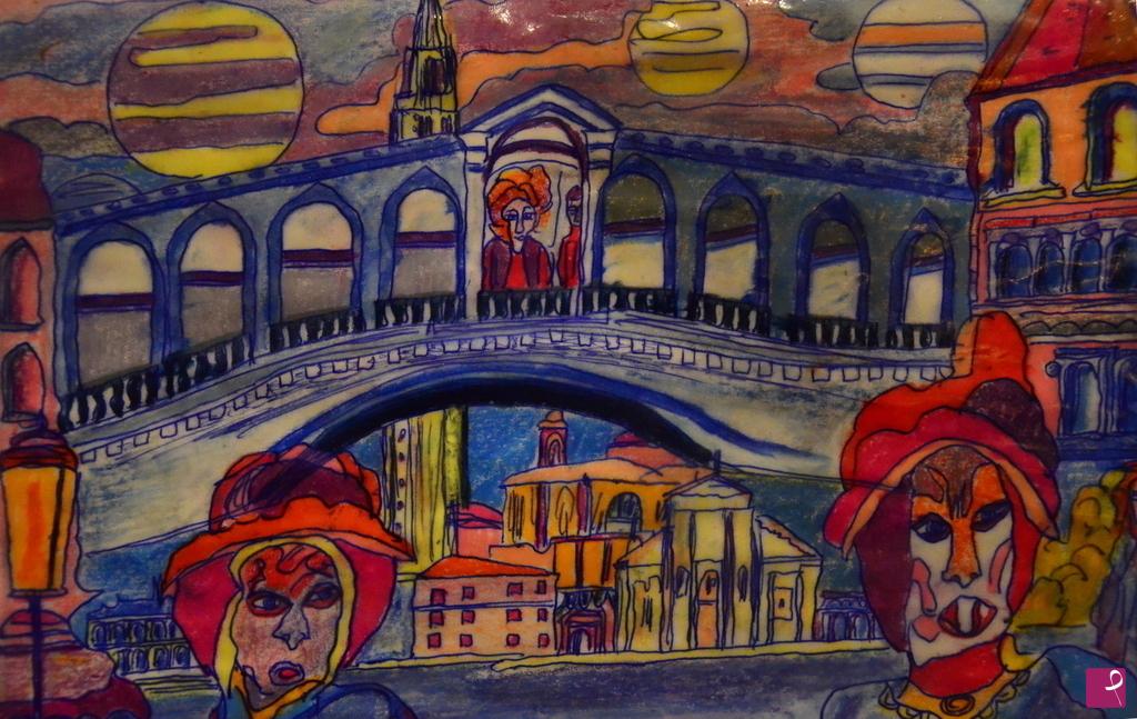 quadri in vendita online - CARNEVALE DI VENEZIA IN TECHNICOLOR DREAM