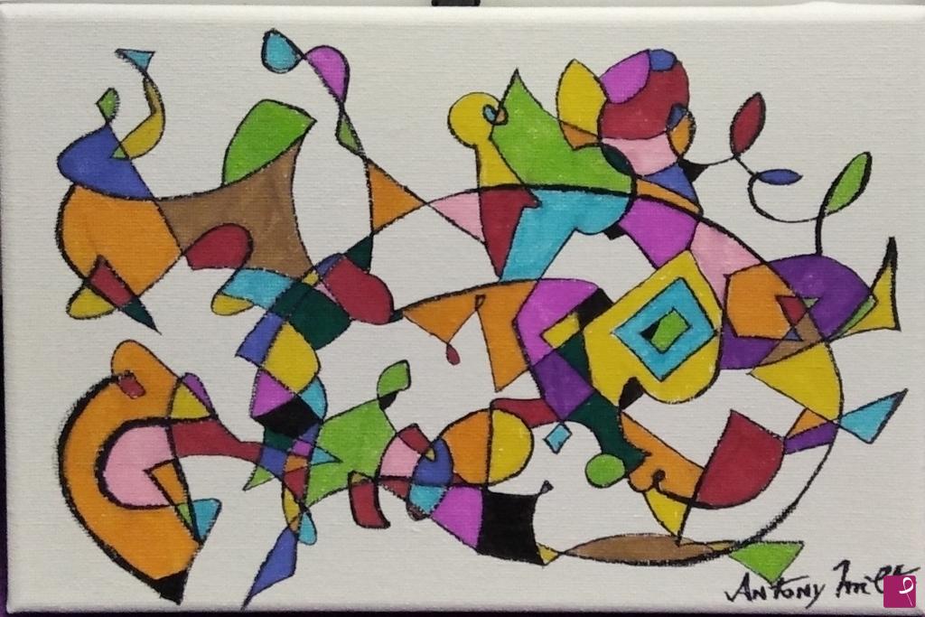 quadri in vendita online - carnival fish