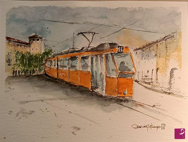 quadri in vendita online - CARO VECCHIO TRAM