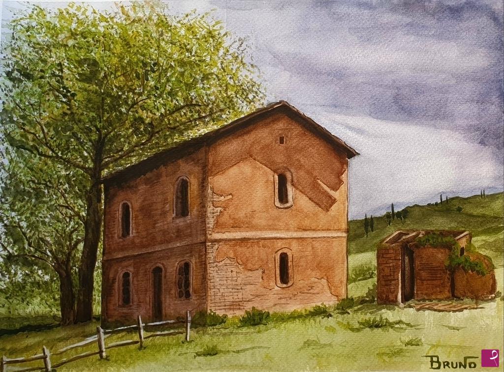 quadri in vendita online - Casa abbandonata