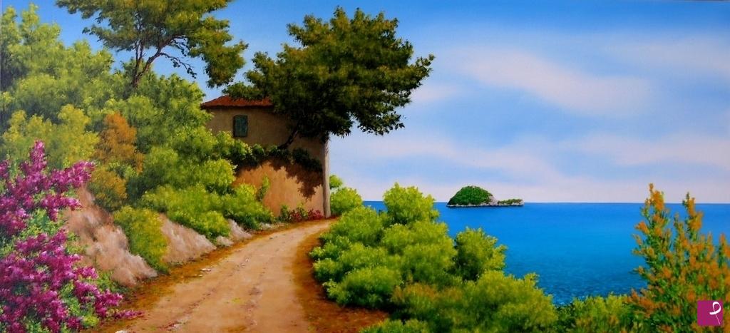 quadri in vendita online - Casa sulla Julia Augusta