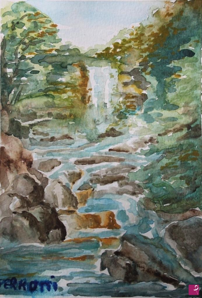 quadri in vendita online - Cascata