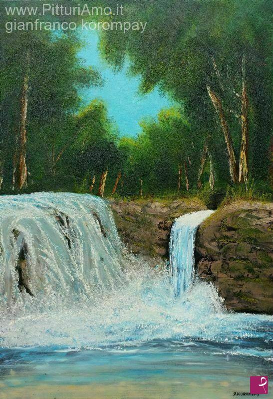 quadri in vendita online - Cascata