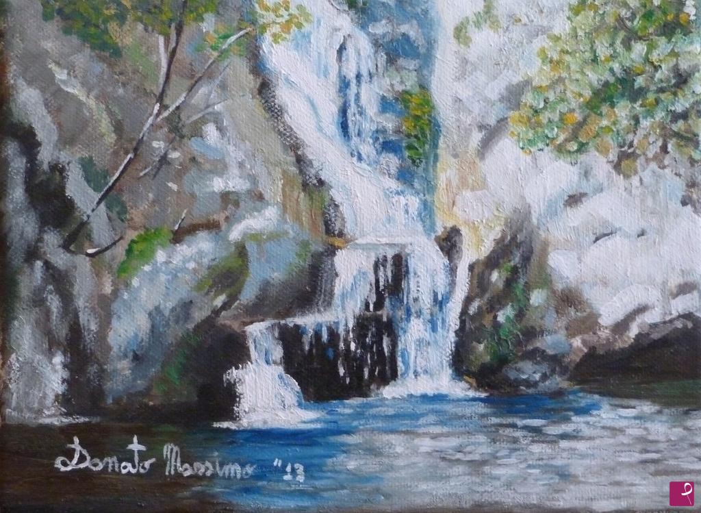 quadri in vendita online - Cascata del Marmarico
