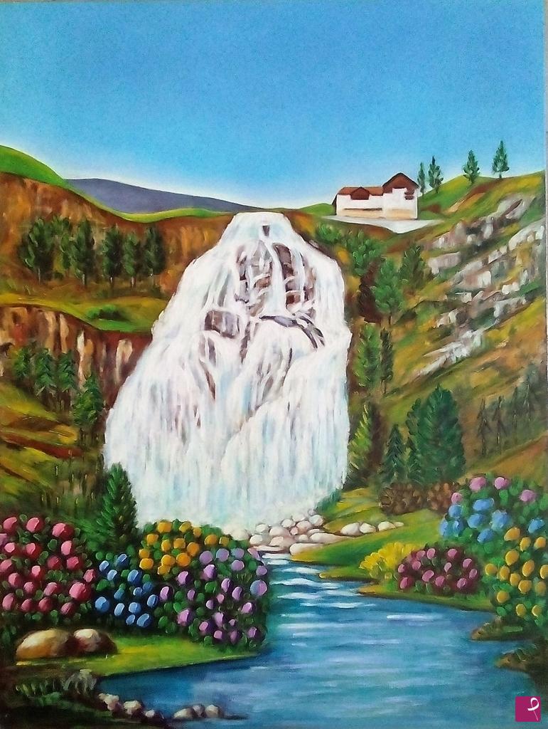 quadri in vendita online - CASCATA  DEL TOCE - VAL FORMAZZA (2000)