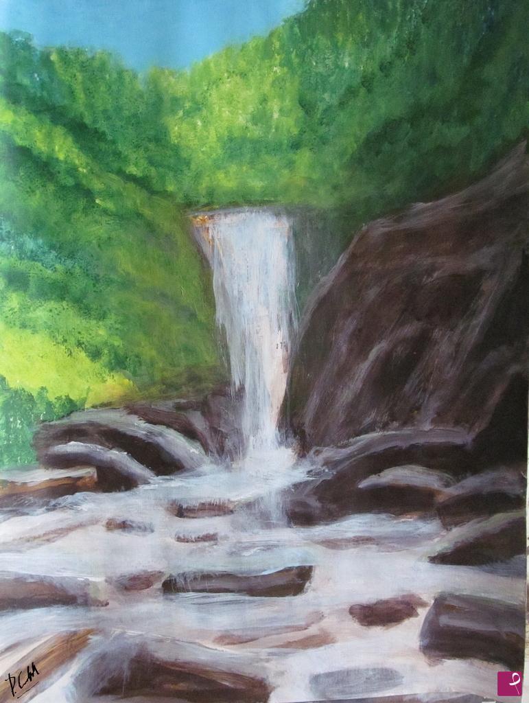 quadri in vendita online - Cascata del Vo'