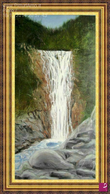 quadri in vendita online - Cascata del Vò