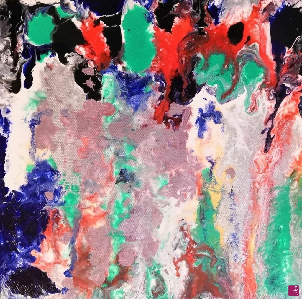 quadri in vendita online - CASCATA DI COLORI