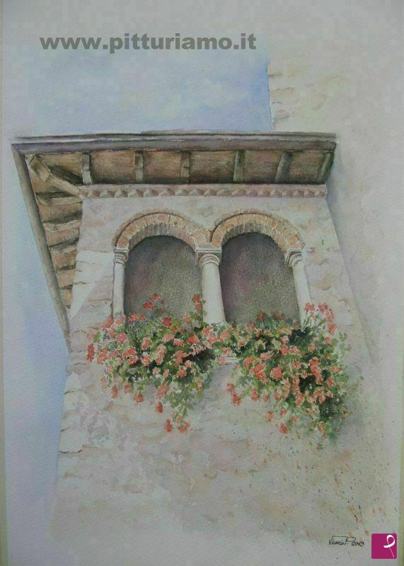 quadri in vendita online - Cascata di fiori