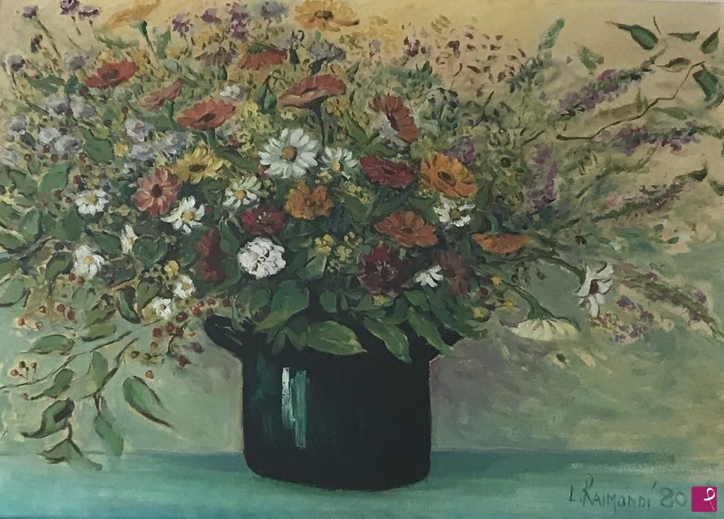 quadri in vendita online - Cascata di fiori