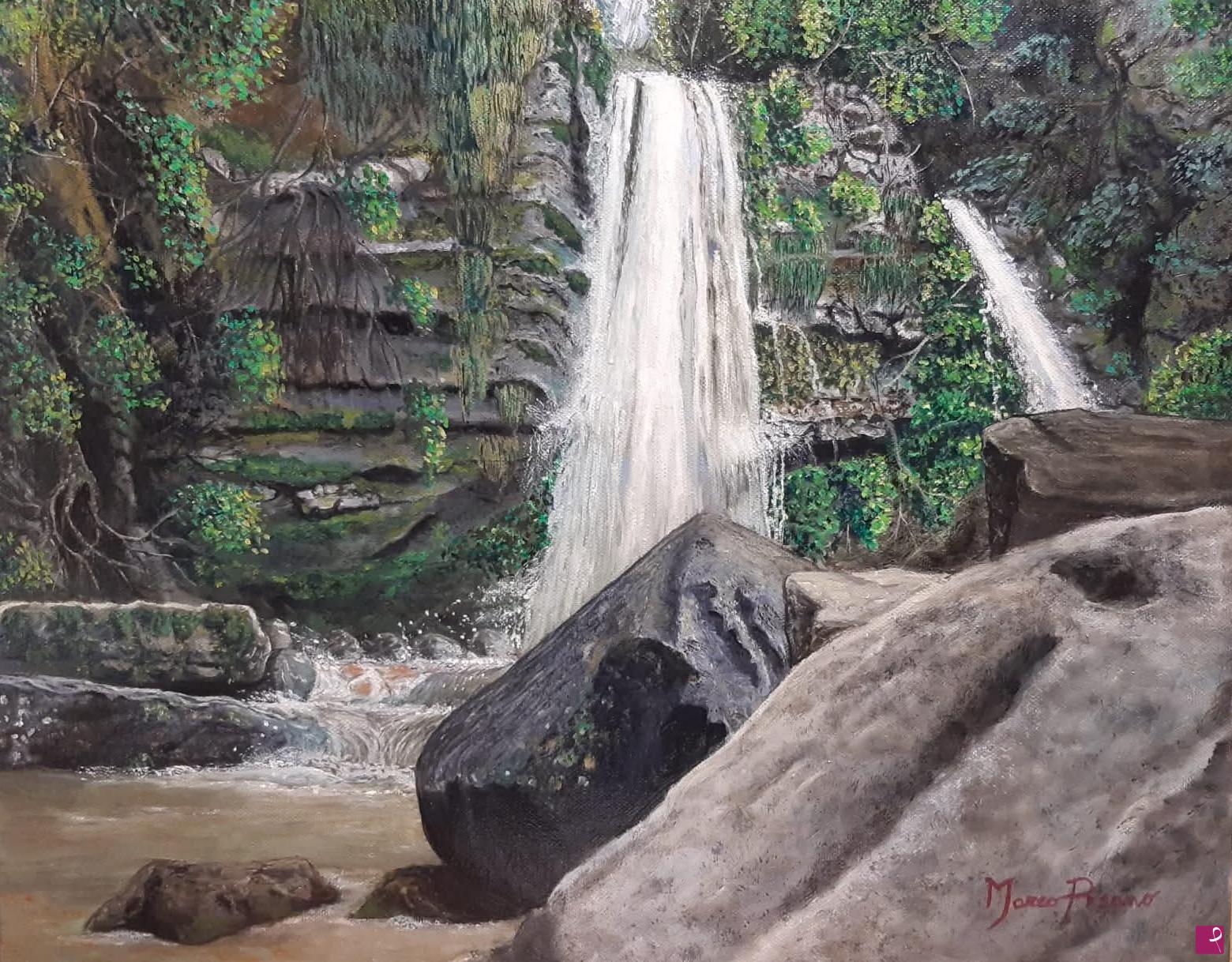 quadri in vendita online - Cascata di Zù