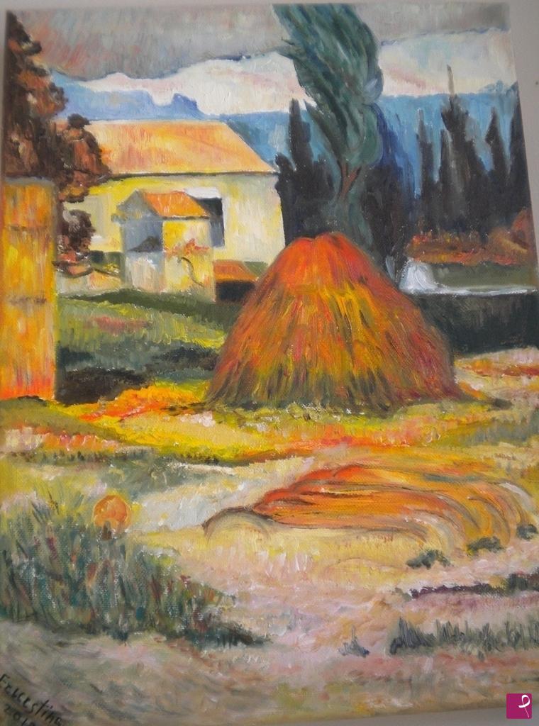 quadri in vendita online - "CASCINA NEI DINTORNI DI ARLES",   2013