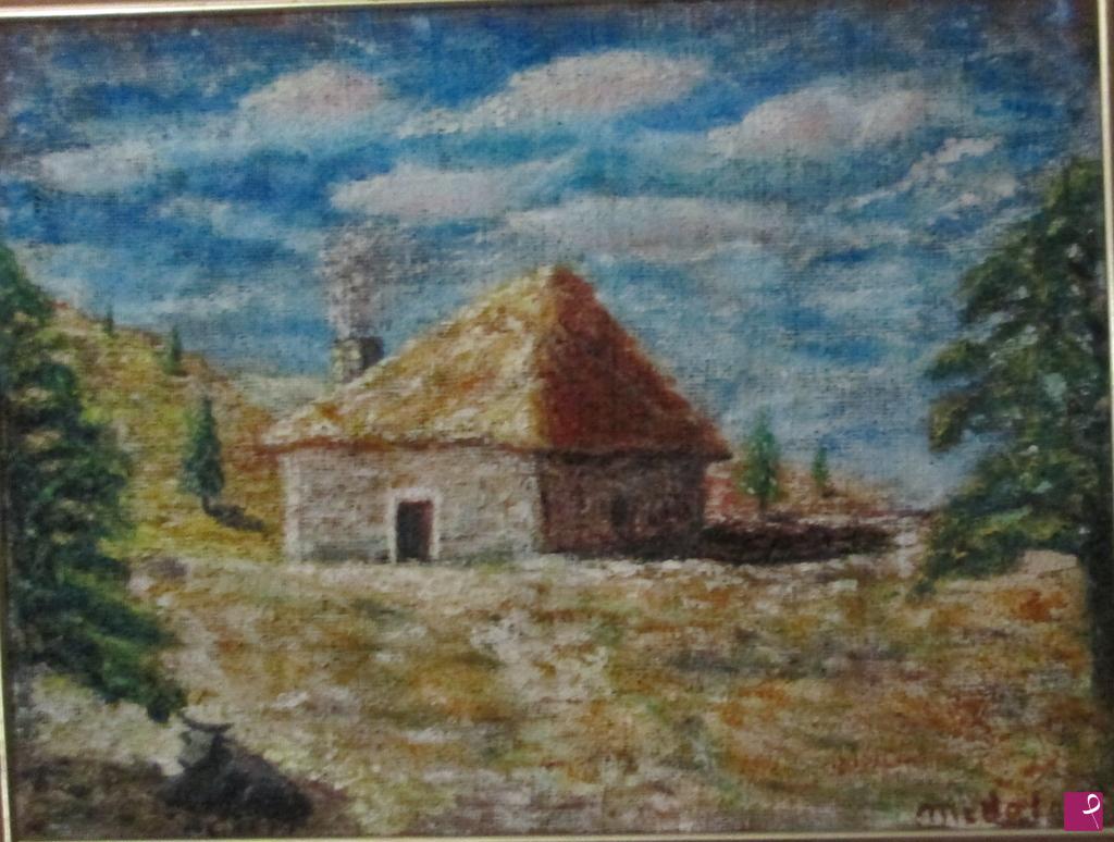 quadri in vendita online - Cascinale  anno 1996  collezione privata venduto