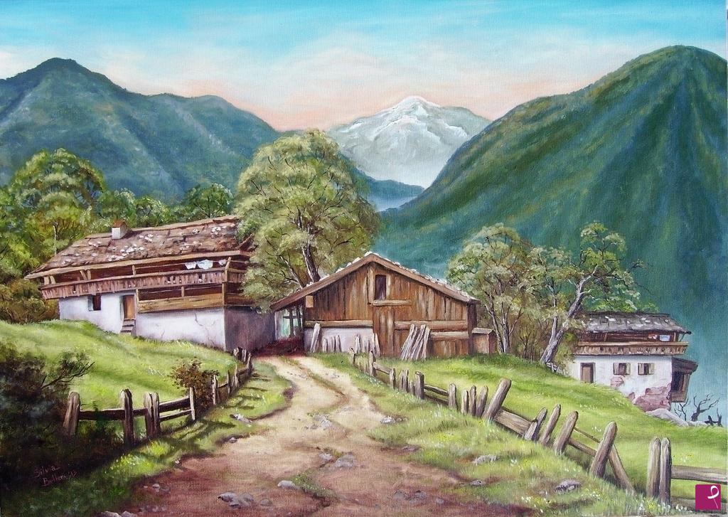 quadri in vendita online - Case di montagna