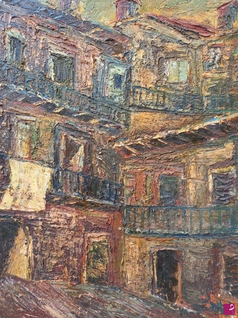 quadri in vendita online - Case di ringhiera. Milano