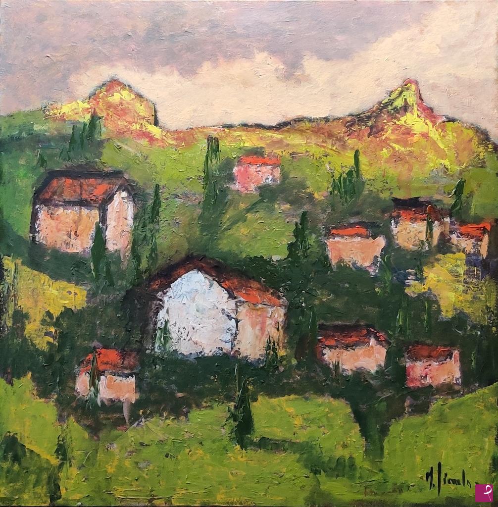 quadri in vendita online - Case in collina